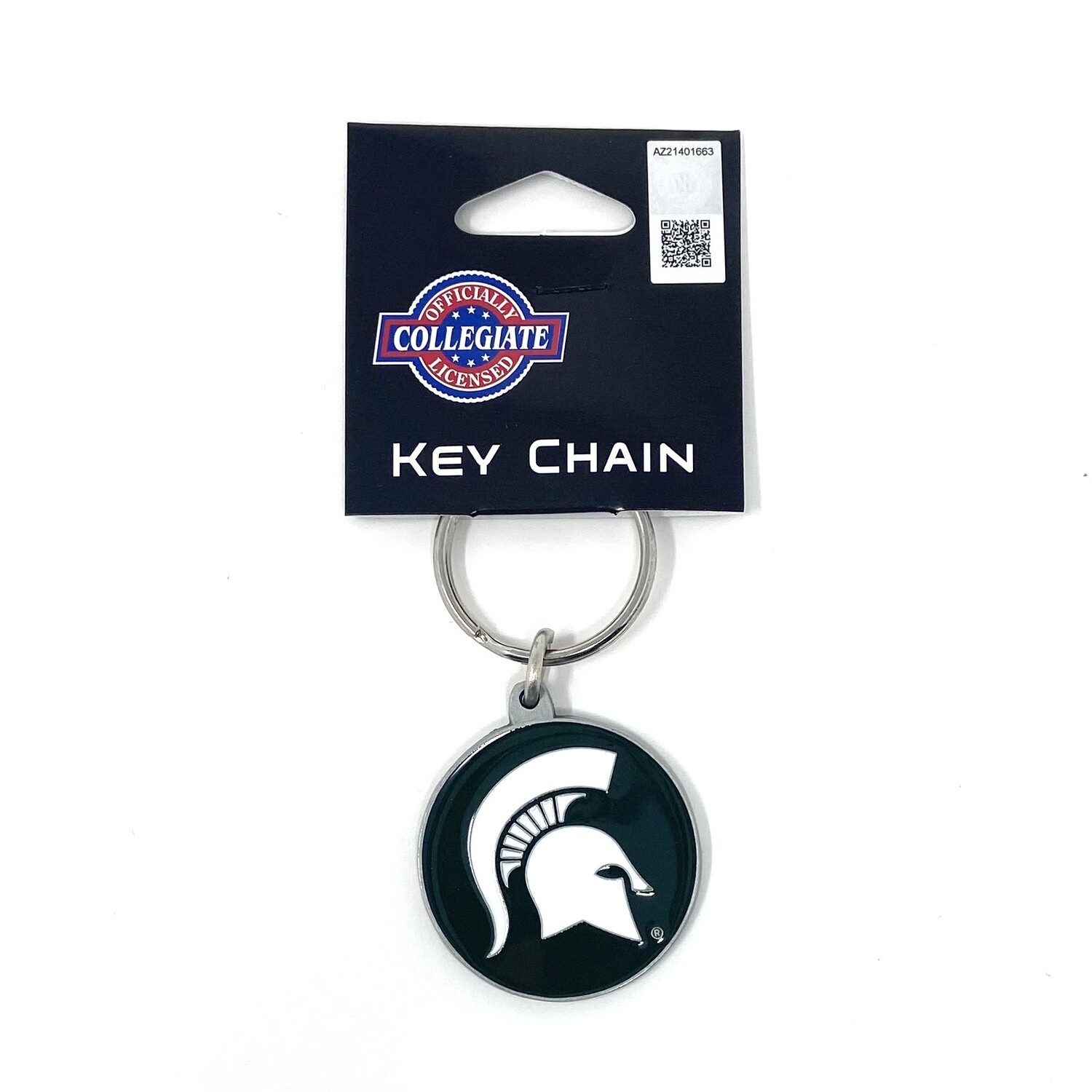 Michigan State Spartans Logo Metal Key Chain