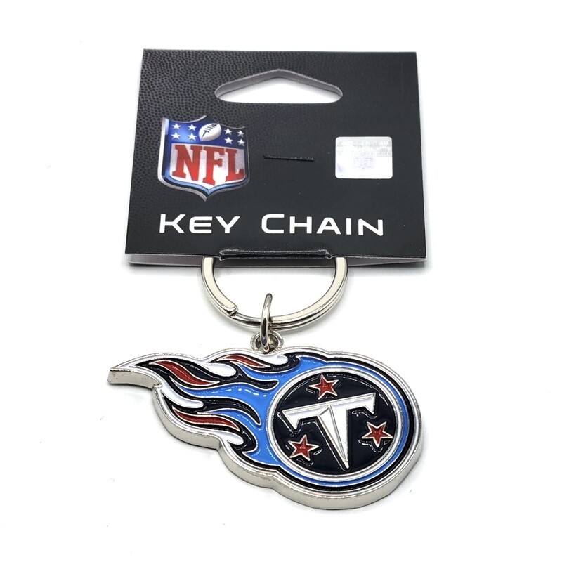 Tennessee Titans Metal Logo Key Ring