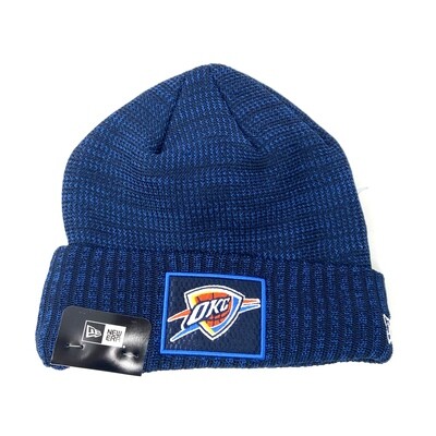 Oklahoma City Thunder Men's Blue New Era Cuffed Knit Hat