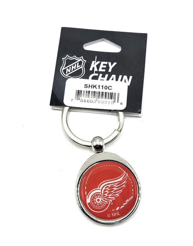 Detroit Red Wings Logo Metal Key Chain