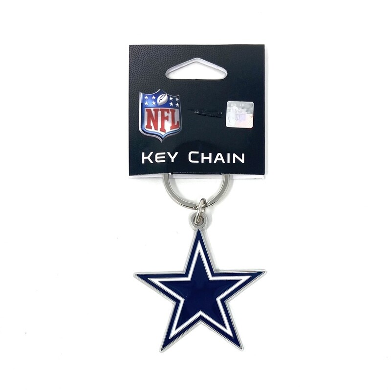 Dallas Cowboys Metal Logo Key Ring