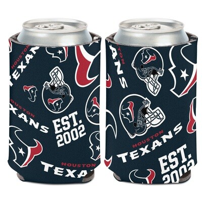 Houston Texans Established 12 Ounce Can Cooler Koozie