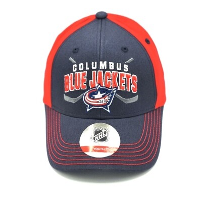 Columbus Blue Jackets NHL Youth Structured Adjustable Hat