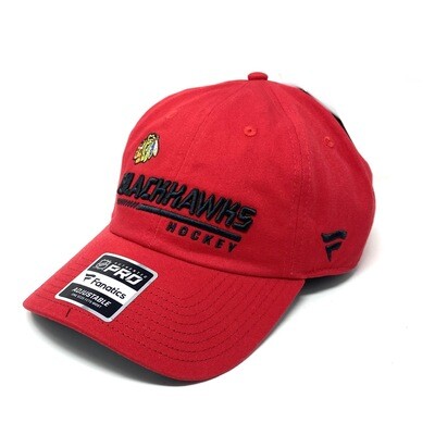 Chicago Blackhawks Men's Red Fanatics Adjustable Hat