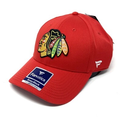 Chicago Blackhawks Men's Red Fanatics Snapback Adjustable Hat