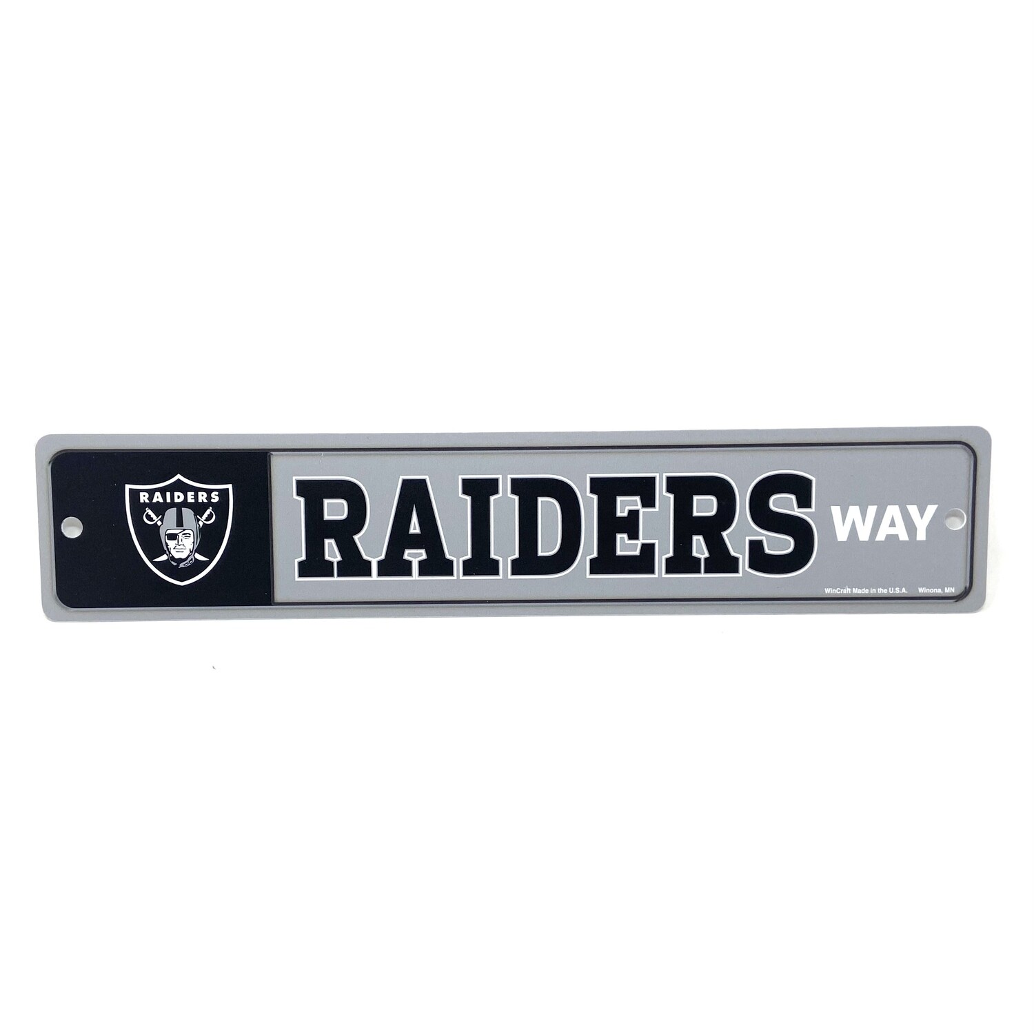 Las Vegas Raiders 3.75" x 19" Team Street Sign