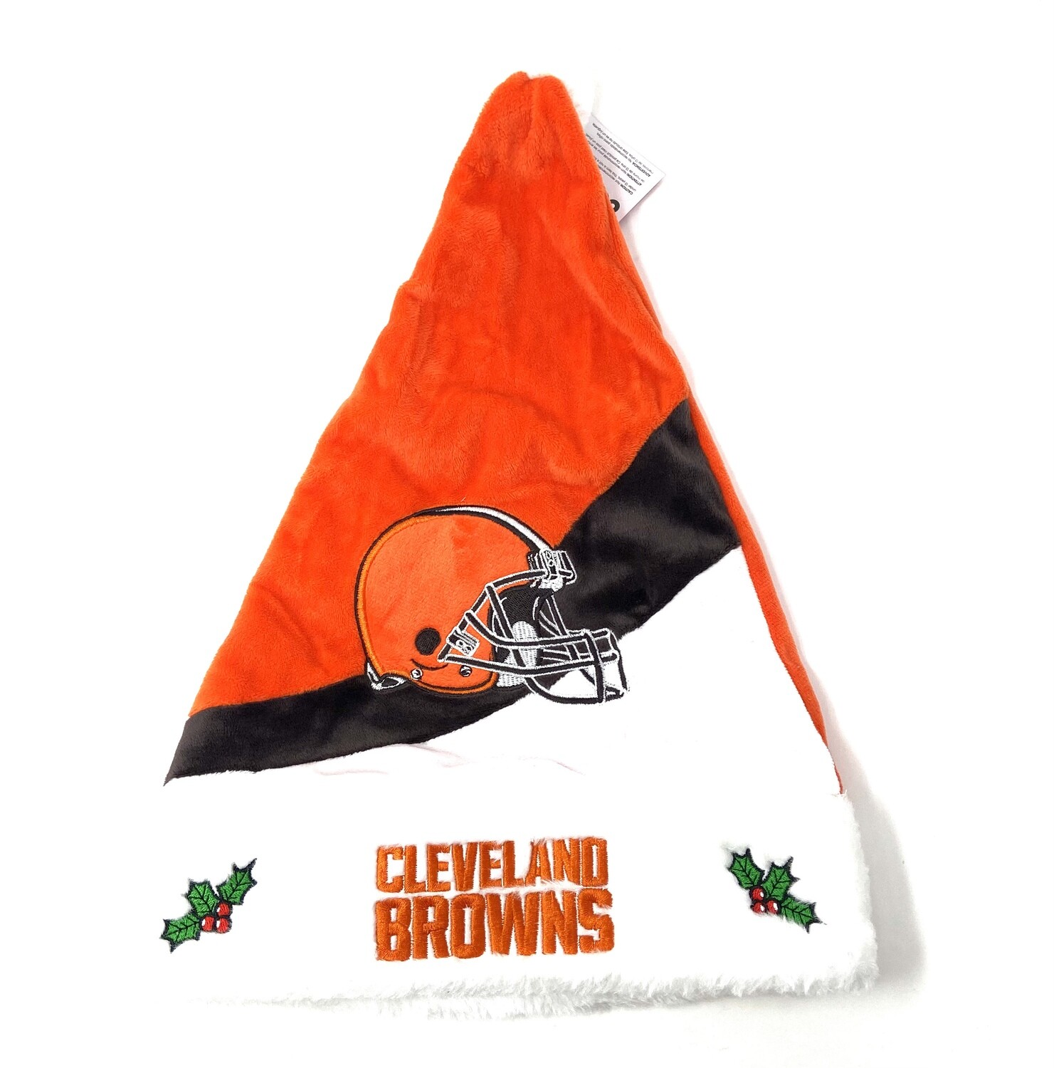 cleveland browns santa hat