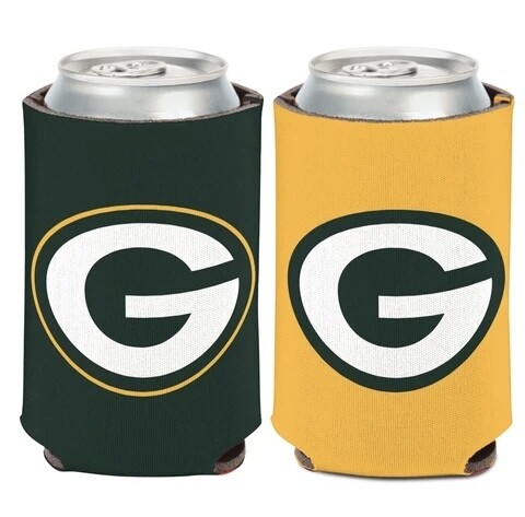 Green Bay Packers Logo 12 Ounce Can Cooler Koozie