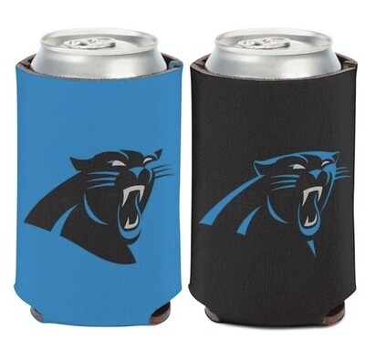 Carolina Panthers Logo 12 Ounce Can Cooler Koozie Carolina Panthers Logo 12 Ounce Can Cooler Koozie