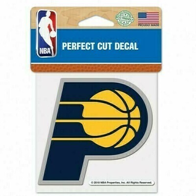 Indiana Pacers 4" x 4" Perfect Cut Color Decal