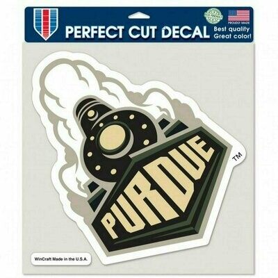 Purdue Boilermakers 8" x 8" Perfect Cut Color Decal