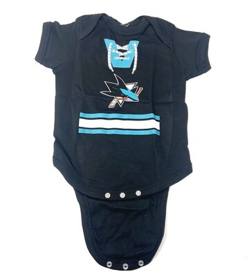 San Jose Sharks Baby Short Sleeve Onesie