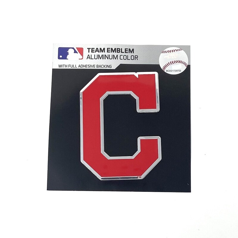 Cleveland Indians Aluminum Color Team Emblem