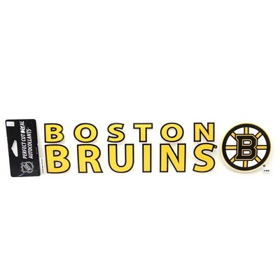 Boston Bruins 17" x 4" Perfect Cut Color Decal