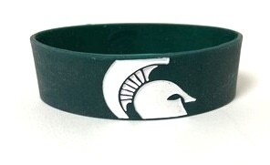 Michigan State Spartans Rubber Bulk Wrist Band