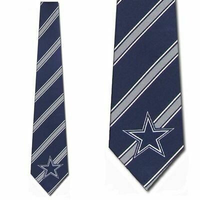 Dallas Cowboys Men's Woven Poly Grid Necktie Dallas Cowboys Men's Woven Poly Grid Necktie