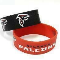 Atlanta Falcons Rubber Bulk Wrist Bands
