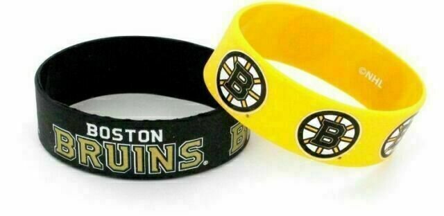Boston Bruins Rubber Bulk Wrist Bands