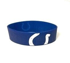 Indianapolis Colts Rubber Bulk Wrist Band
