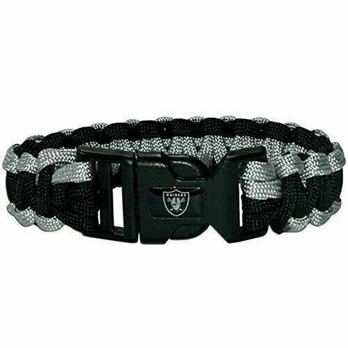 Las Vegas Raiders Paracord Survival Bracelet