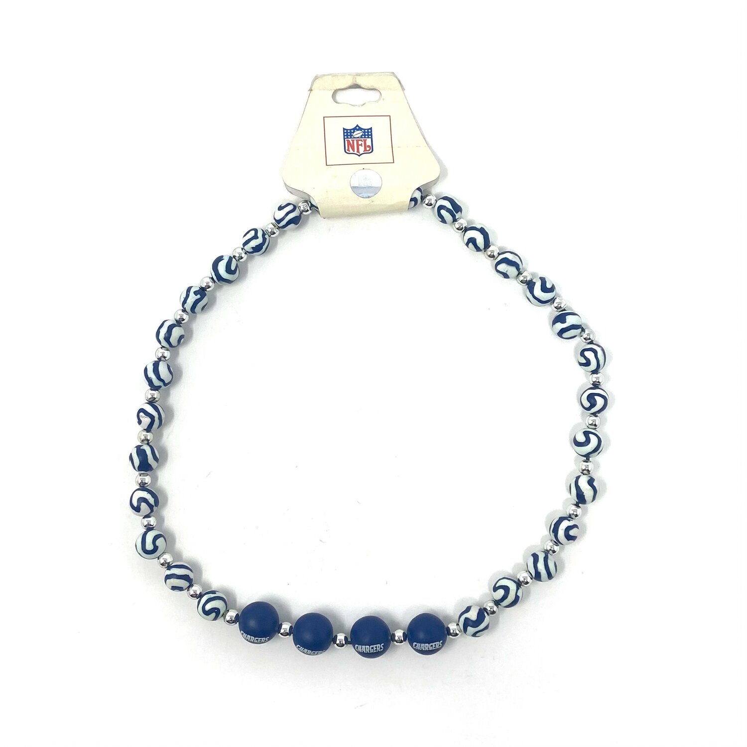 Los Angeles Chargers Beaded Necklace