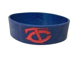 Minnesota Twins Rubber Bulk Wrist Band