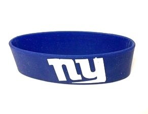 New York Giants Rubber Bulk Wrist Band