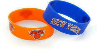 New York Knicks Rubber Bulk Wrist Bands