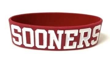 Oklahoma Sooners Rubber Bulk Wrist Band