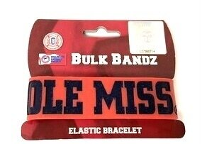 Ole Miss Rebels Rubber Bulk Wrist Band