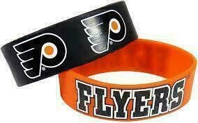 Philadelphia Flyers Rubber Bulk Wrist Bands