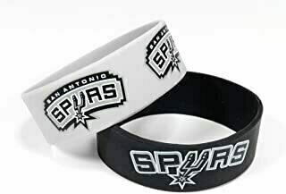 San Antonio Spurs Rubber Bulk Wrist Bands