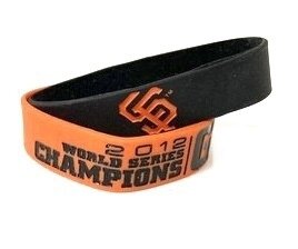 San Francisco Giants Champions Rubber Bulk Wrist Bands