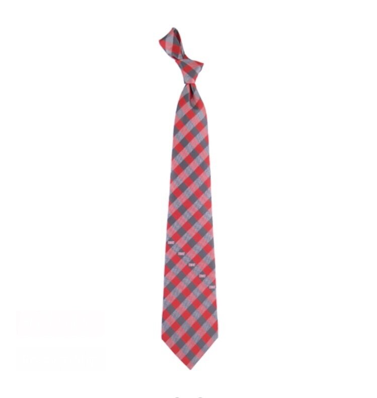 Tampa Bay Buccaneers Woven Checkered Tie 