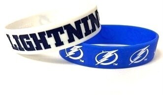Tampa Bay Lightning Rubber Bulk Wrist Bands