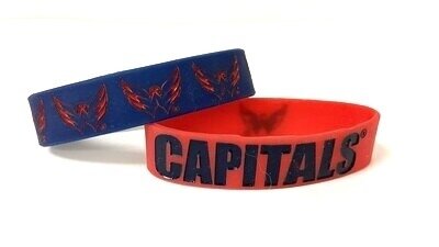 Washington Capitals Rubber Bulk Wrist Bands