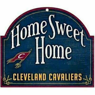 Cleveland Cavaliers 10"x 11" Home Sweet Home Wooden Sign