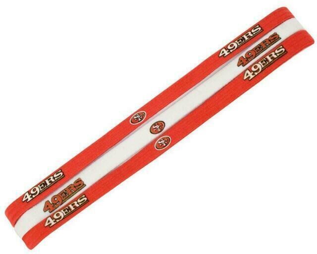 San Francisco 49ers 3 Pack Elastic Headband