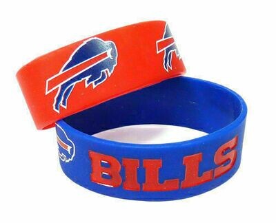 Buffalo Bills Rubber Bulk Wrist Bands