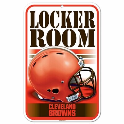 Cleveland Browns 11"x 17" Plastic Sign