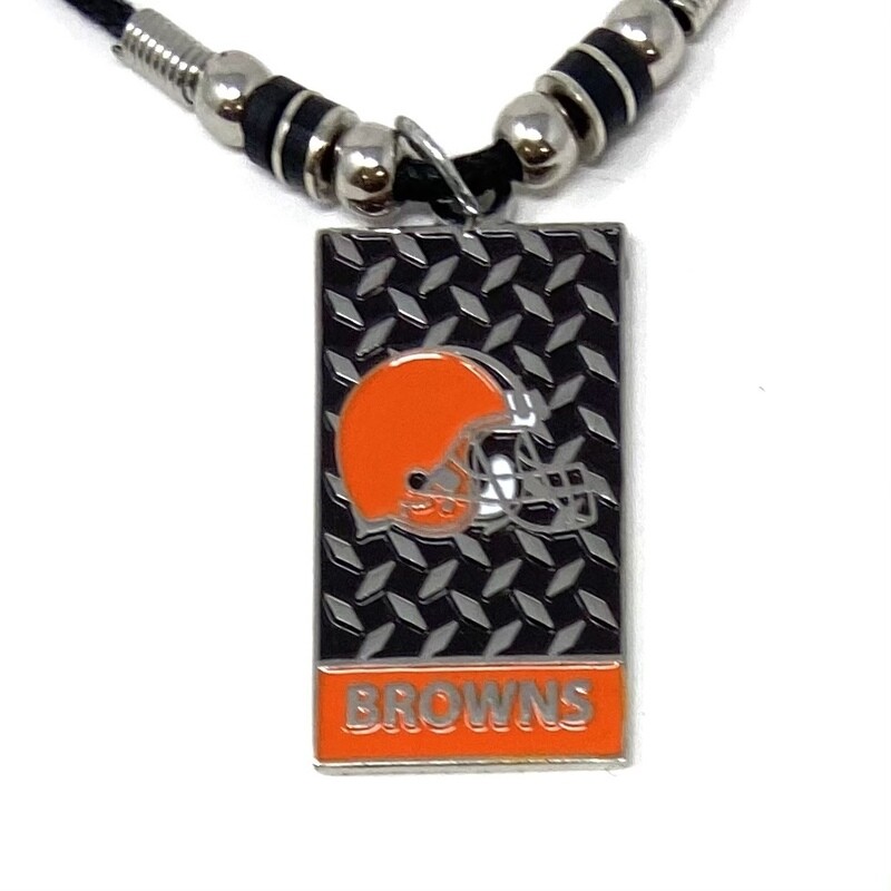 Cleveland Browns 20" Diamond Plate Rope Necklace