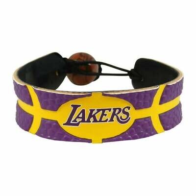 Los Angeles Lakers Gamewear Basketball Bracelet Los Angeles Lakers Gamewear Basketball Bracelet