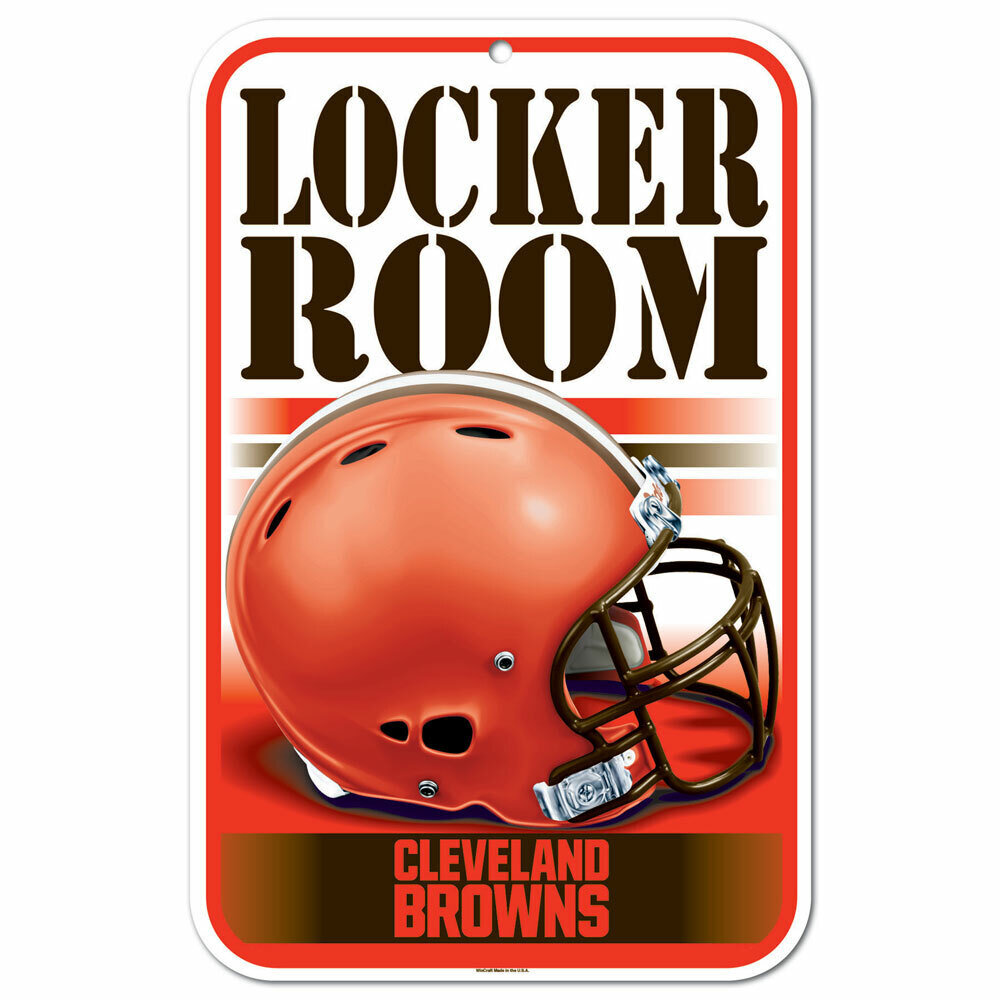 Cleveland Browns 11"x 17" Plastic Sign