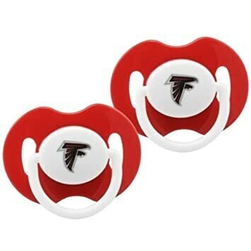 Atlanta Falcons 2 Pack Baby Pacifier Set