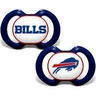 Buffalo Bills 2 Pack Baby Pacifier Set