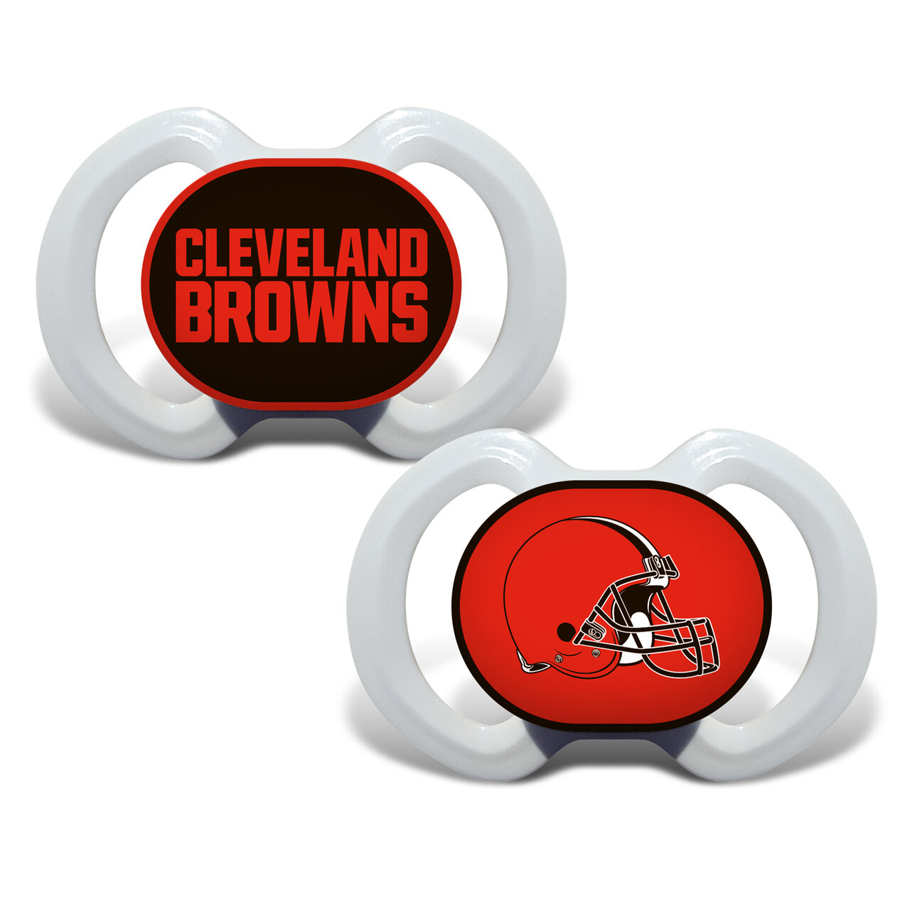 Cleveland Browns 2 Pack Baby Pacifier Set