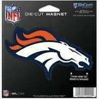 Denver Broncos Die Cut Logo Magnet