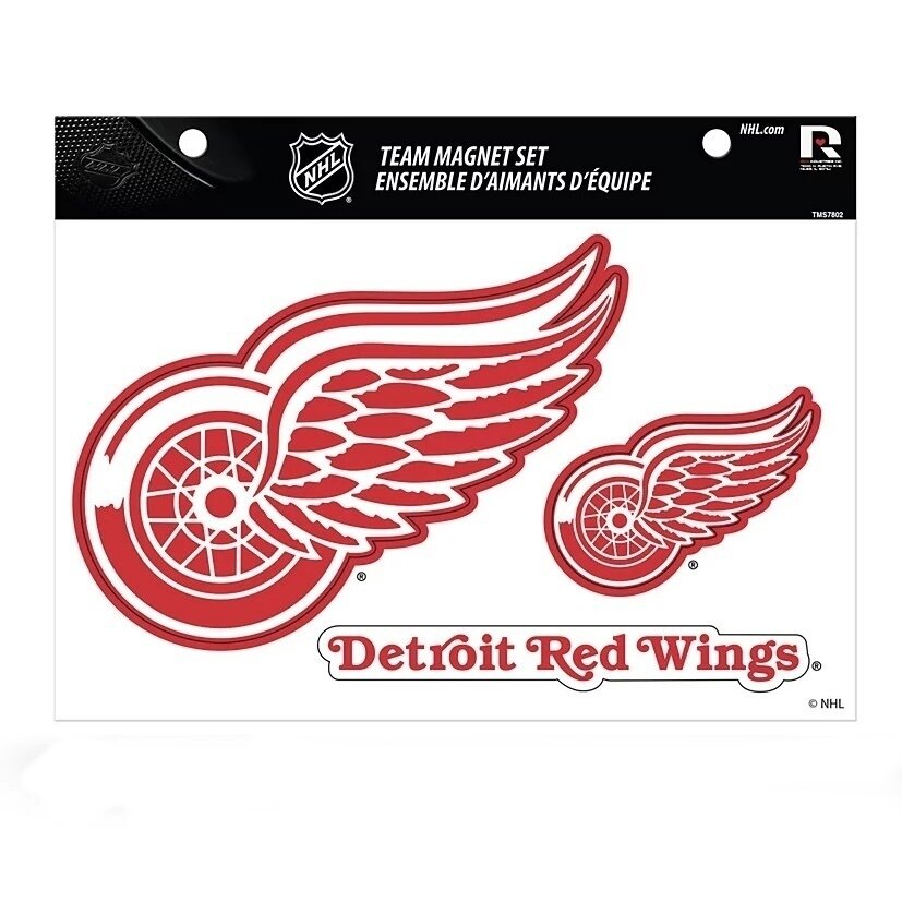 Detroit Red Wings 3 Piece Magnet Set