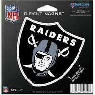 Las Vegas Raiders Die Cut Logo Magnet