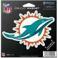 Miami Dolphins Die Cut Logo Magnet